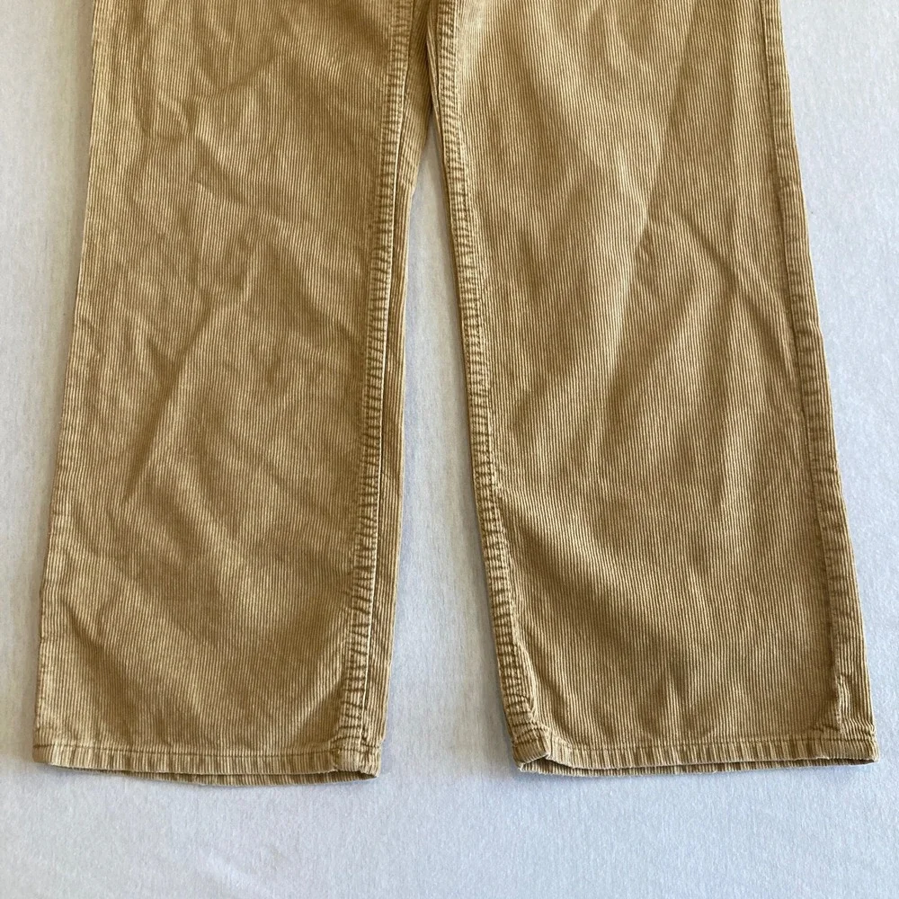 Polo Ralph Lauren Men 30x30 (Fit 29.5x29.5) Corduroy Pants Tan Straight Cotton